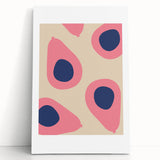 Large black and white photo of assorted fruits on stretched canvas, ideal for kitchen wall art.