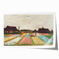Impressionist Landscape - Flower Beds in Holland by Vincent van Gogh Print