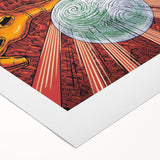 Foo Fighters Retro Wall Art - Vintage Sci-Fi Concert Poster