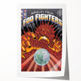 Foo Fighters Retro Wall Art - Vintage Sci-Fi Concert Poster