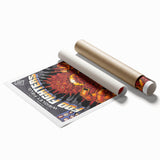 Foo Fighters Retro Wall Art - Vintage Sci-Fi Concert Poster