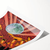 Foo Fighters Retro Wall Art - Vintage Sci-Fi Concert Poster