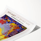 Vintage Transpacific Flight Poster - Retro World Travel Wall Art