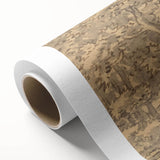 Realism Art Print of a Serene Landscape with Figures and Dog