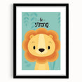 Vertical (CopyBe Strong Lion - Boys Room Wall Art Kids Wall Art Prints