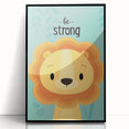 Vertical (CopyBe Strong Lion - Boys Room Wall Art Kids Wall Art Prints