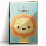 Vertical (CopyBe Strong Lion - Boys Room Wall Art Kids Wall Art Prints