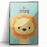 Vertical (CopyBe Strong Lion - Boys Room Wall Art Kids Wall Art Prints
