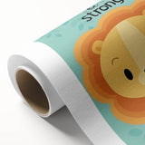 Vertical (CopyBe Strong Lion - Boys Room Wall Art Kids Wall Art Prints