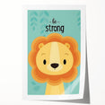 Vertical (CopyBe Strong Lion - Boys Room Wall Art Kids Wall Art Prints