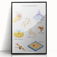 Playground Equipment Educational Wall Art - Kids' Learning Poster