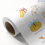 Playground Equipment Educational Wall Art - Kids' Learning Poster