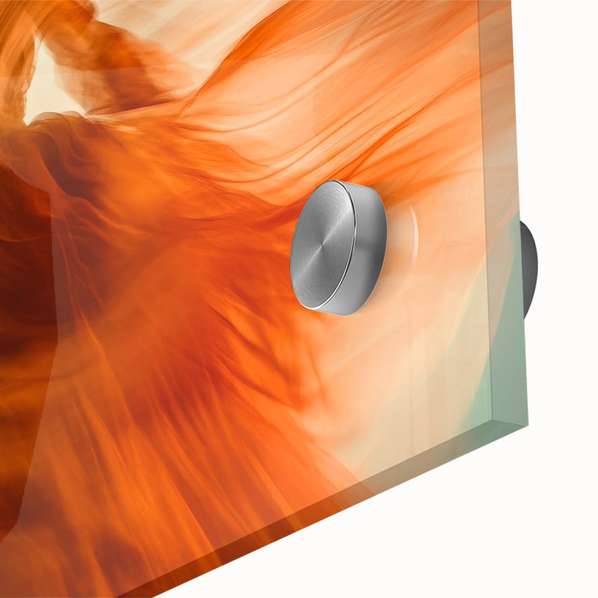 Whirl of Emotion – Expressive Silhouette in Flowing Wall Art