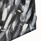 Canvas Prints for Bedroom – Black & White Abstract Brush Art