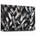 Canvas Prints for Bedroom – Black & White Abstract Brush Art
