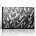 Canvas Prints for Bedroom – Black & White Abstract Brush Art