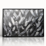 Canvas Prints for Bedroom – Black & White Abstract Brush Art