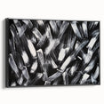 Canvas Prints for Bedroom – Black & White Abstract Brush Art