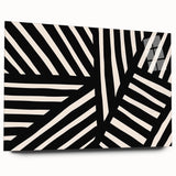 Modern Dining Room Art – Black & White Abstract Wall Decor