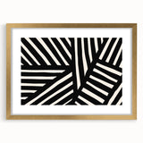 Modern Dining Room Art – Black & White Abstract Wall Decor