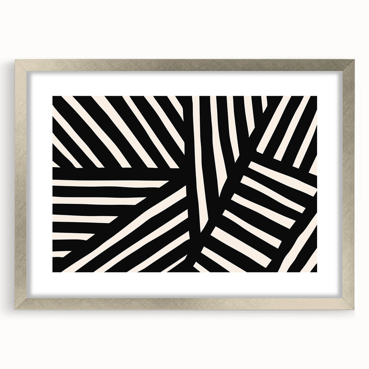 Modern Dining Room Art – Black & White Abstract Wall Decor