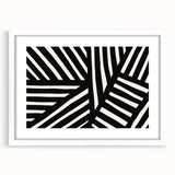Modern Dining Room Art – Black & White Abstract Wall Decor