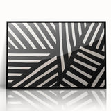 Modern Dining Room Art – Black & White Abstract Wall Decor