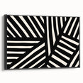 Modern Dining Room Art – Black & White Abstract Wall Decor