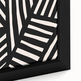 Modern Dining Room Art – Black & White Abstract Wall Decor