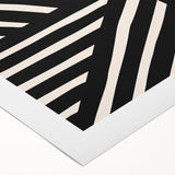 Modern Dining Room Art – Black & White Abstract Wall Decor