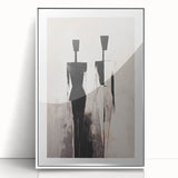 Minimalist Abstract Figures Wall Art – Modern Living Room Canvas