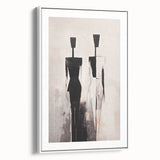 Minimalist Abstract Figures Wall Art – Modern Living Room Canvas