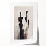 Minimalist Abstract Figures Wall Art – Modern Living Room Canvas