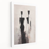 Minimalist Abstract Figures Wall Art – Modern Living Room Canvas
