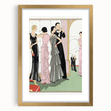 Vintage Art Deco Wall Art – 1920s Inspired Glamorous Party Scene Print