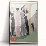 Vintage Art Deco Wall Art – 1920s Inspired Glamorous Party Scene Print