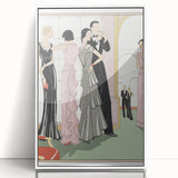 Vintage Art Deco Wall Art – 1920s Inspired Glamorous Party Scene Print