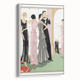 Vintage Art Deco Wall Art – 1920s Inspired Glamorous Party Scene Print