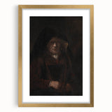 Baroque Art Portrait - Antique Art Print with Timeless Elegance