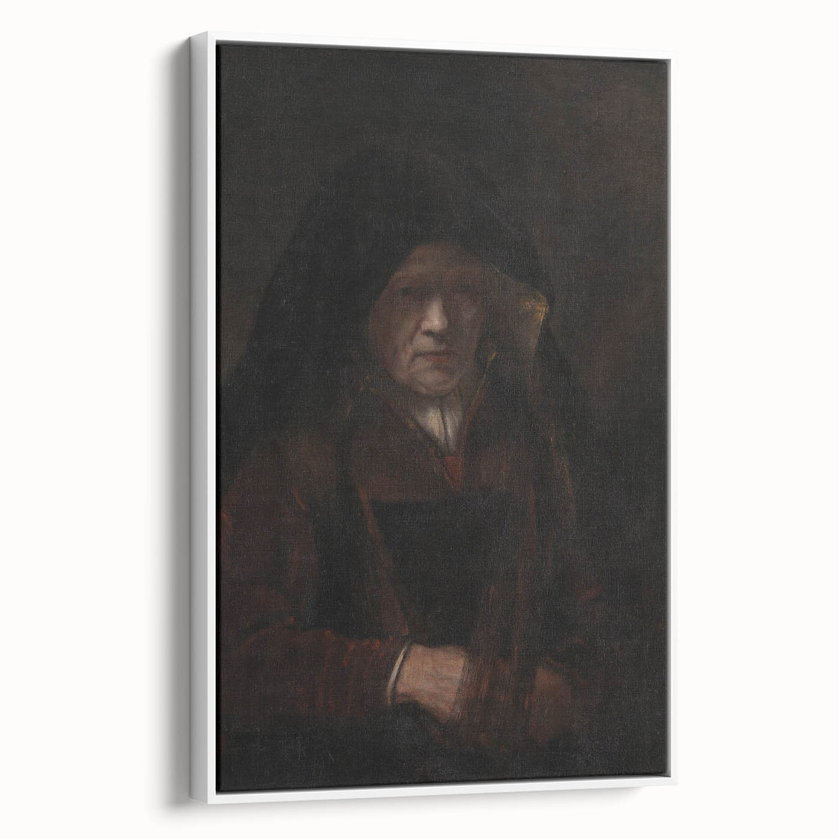 Baroque Art Portrait - Antique Art Print with Timeless Elegance