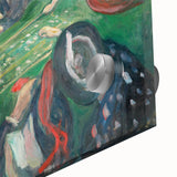 Expressionist Roulette Scene – Vibrant Abstract Casino Canvas Wall Art