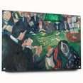 Expressionist Roulette Scene – Vibrant Abstract Casino Canvas Wall Art