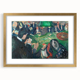 Expressionist Roulette Scene – Vibrant Abstract Casino Canvas Wall Art