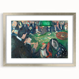 Expressionist Roulette Scene – Vibrant Abstract Casino Canvas Wall Art