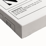 Black and white close-up photo of various fruits and vegetables on stretched canvas, ideal for kitchen wall art.