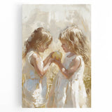 Black and white stretched canvas featuring a bustling market scene, ideal for kitchen wall art.