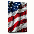 Waving Stars & Stripes - American Flag Wall Art