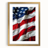 Waving Stars & Stripes - American Flag Wall Art