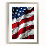 Waving Stars & Stripes - American Flag Wall Art