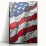 Waving Stars & Stripes - American Flag Wall Art